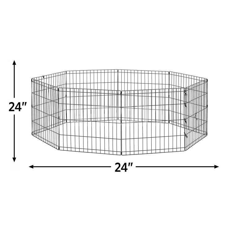 Productos para mascotas Corral de ejercicios de metal plegable y corralito para mascotas GRDCP-1