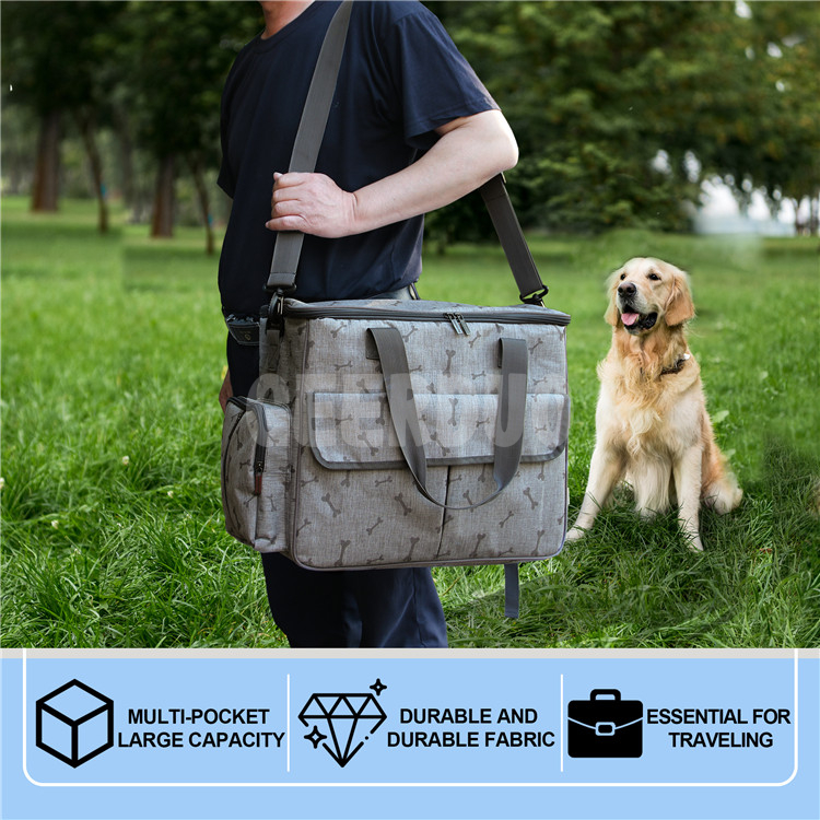 Mochila de viaje para perros con nuevo patrón, bolsa organizadora GRDBT- 10