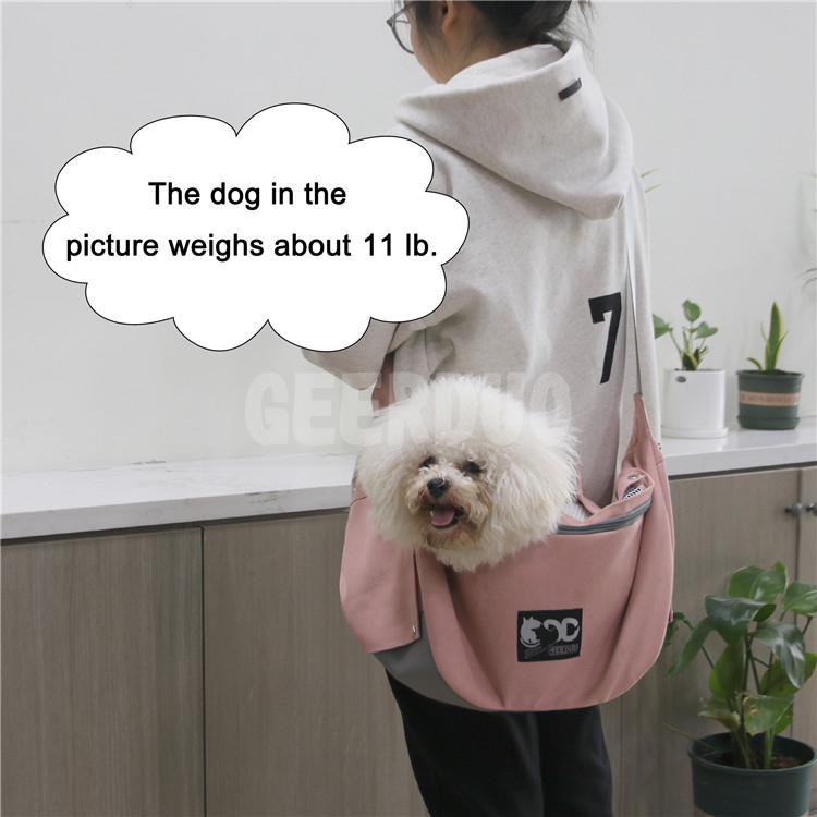 Pet Sling Shoulder Carrier Bag para viajes GRDBC-11