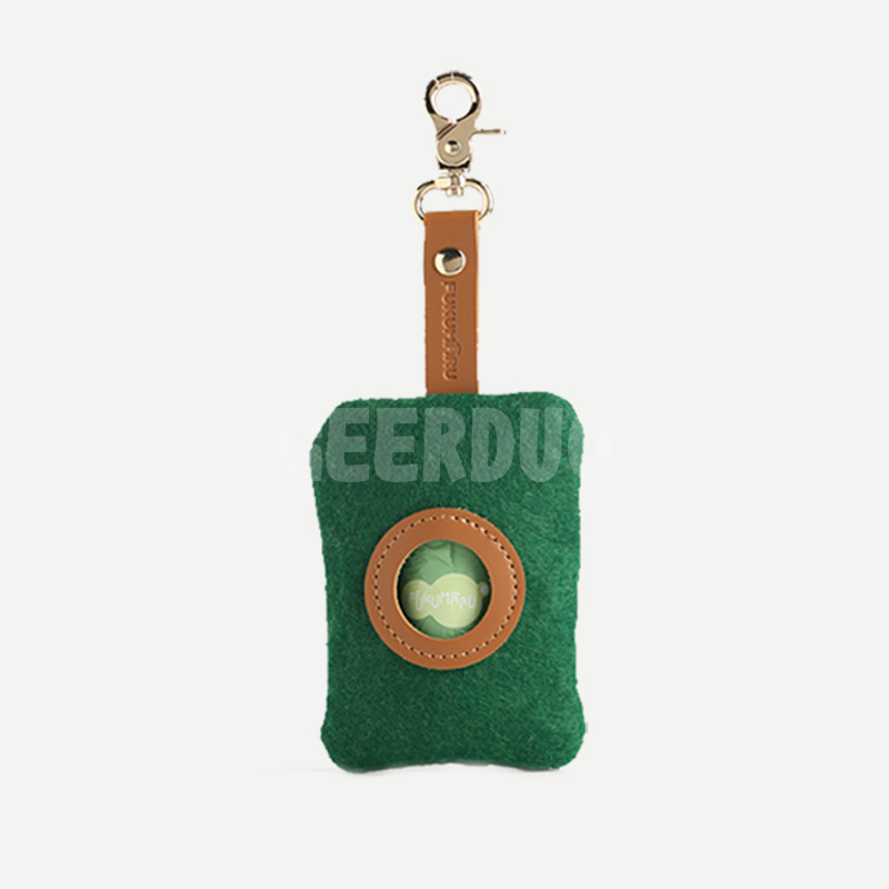 Bolsas para caca de perro con dispensador y clip para correa GRDGT-12