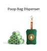 Bolsas para caca de perro con dispensador y clip para correa GRDGT-12