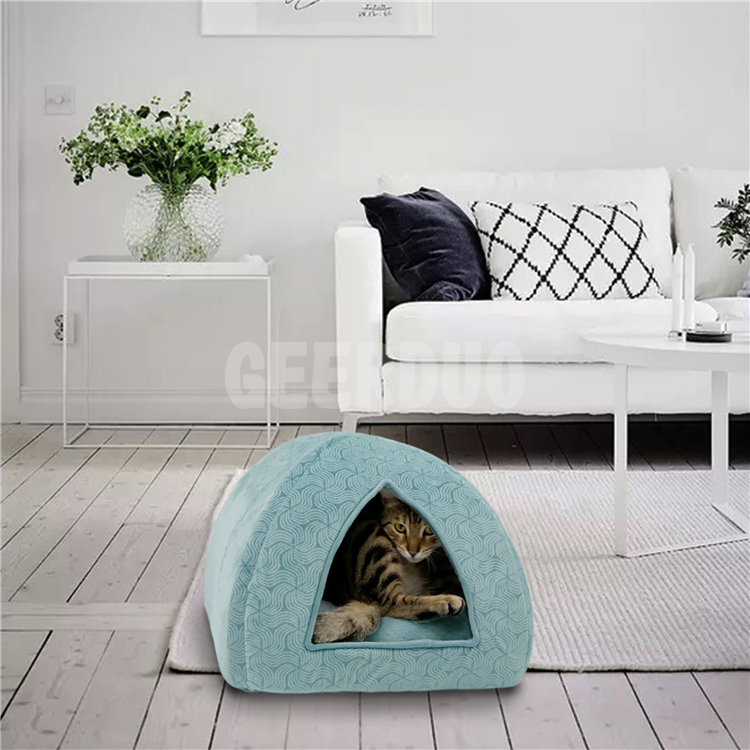 Camas para gatos Casa para gatos Tienda para gatos con cojín extraíble y lavable GRDDC-5