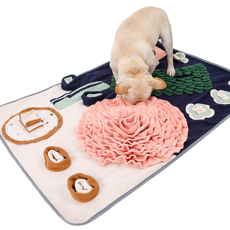 Juego de alimentación interactivo para perros grandes Snuffle Mat con rompecabezas GRDFM-9