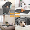 Sherpa de franela suave, funda impermeable para cama de perro, manta para perro para sofá GRDDK-1