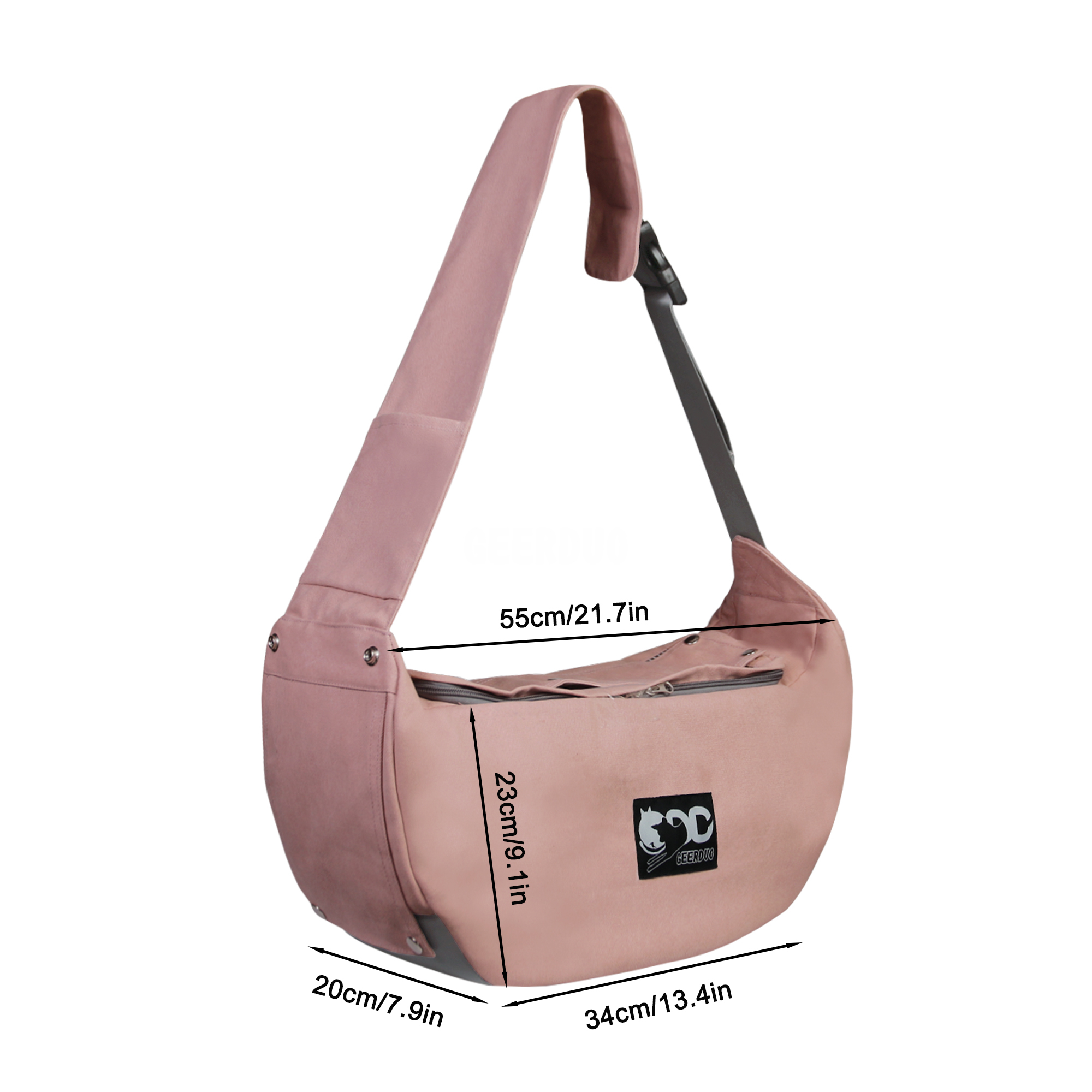 Pet Sling Shoulder Carrier Bag para viajes GRDBC-11