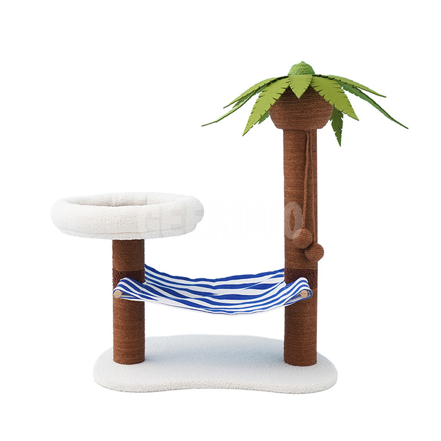 Árbol para gatos, Torre para gatos pequeños, Poste para rascar GRDTR-10