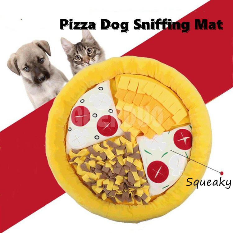 Pizza Dog Interactive Pet Snuffle Mats Estera de alimentación con rompecabezas GRDFM-1