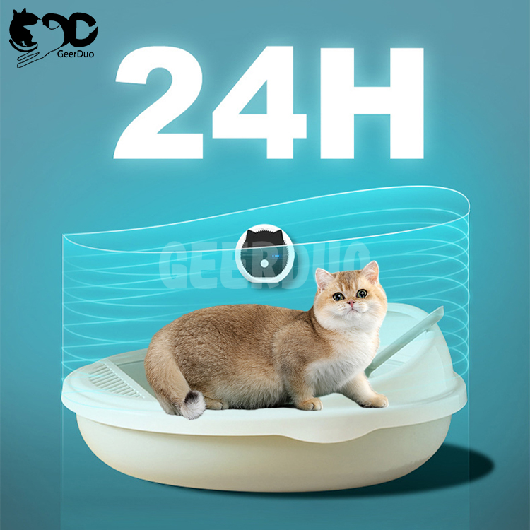 Desodorante para arena para gatos Duración de la batería de 9 días para todo tipo de caja de arena para gatos GRDSP-4