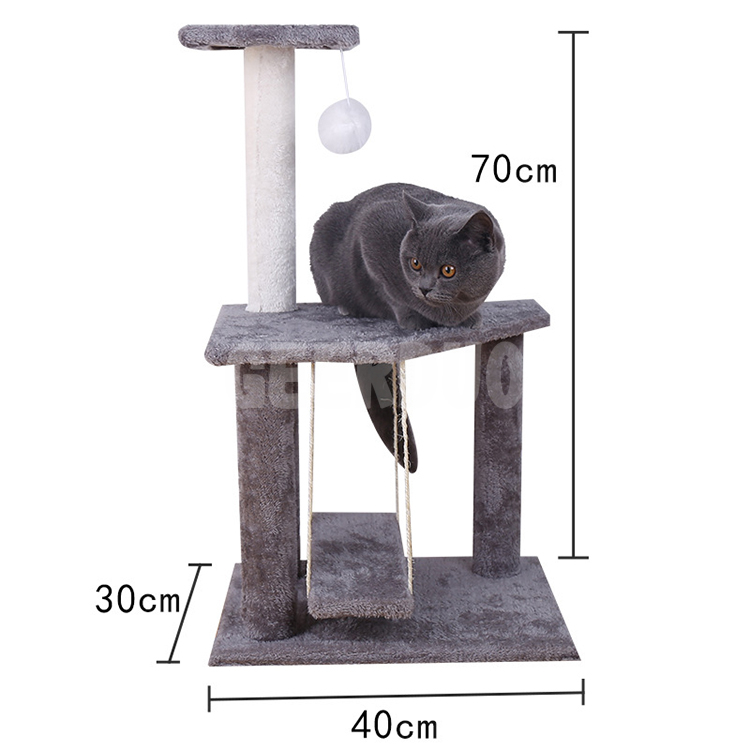 Rascador de torre para gatos pequeños Árbol para gatos GRDTR-12