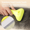 Cepillo de peine para el cuidado de mascotas con diseño de patente de un clic GRDGT-3