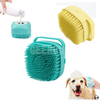 Cepillo de baño para perros y gatos con masaje de silicona GRDGT-8