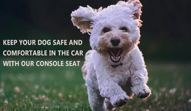 Mantenga a su perro seguro y cómodo en el automóvil con nuestro asiento de consola