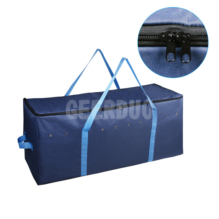 Bolsa de pacas de heno, bolsa de transporte de pacas de heno de almacenamiento grande con cremallera GRDBH-6