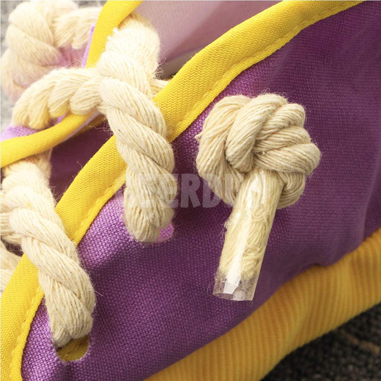 Zapatos resistentes a mordidas Perro mascota Squeaky Chew Toy GRDTD-4