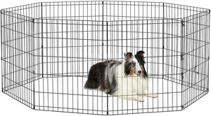 Productos para mascotas Corral de ejercicios de metal plegable y corralito para mascotas GRDCP-1
