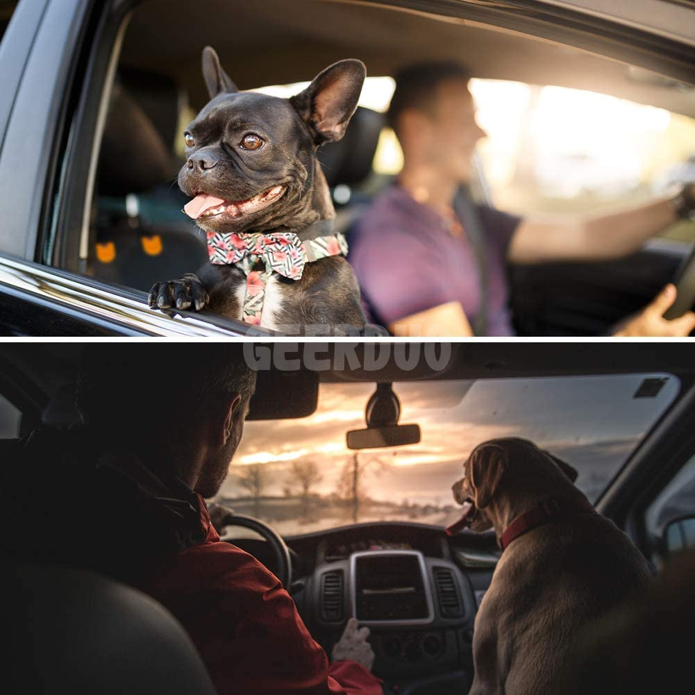  Protector de asiento de coche antideslizante para mascotas, funda de asiento delantero para perros para coches GRDSF-8
