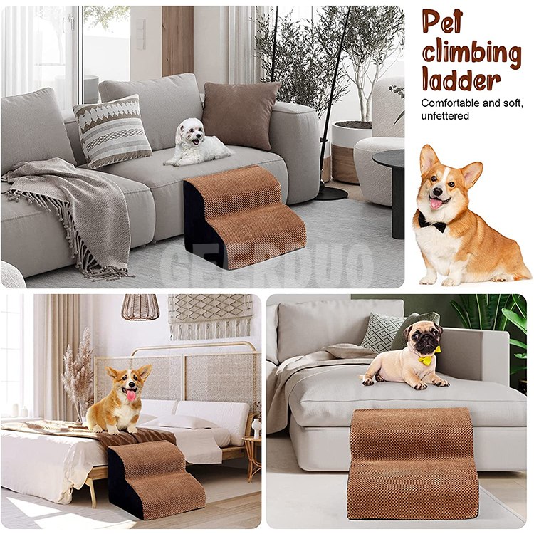 Escaleras para mascotas para camas altas y sofás Cubierta plegable para máquina GRDCS-10