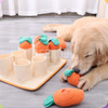 Alfombra de alimentación de juguetes para perros grandes con 8 zanahorias GRDFM-4