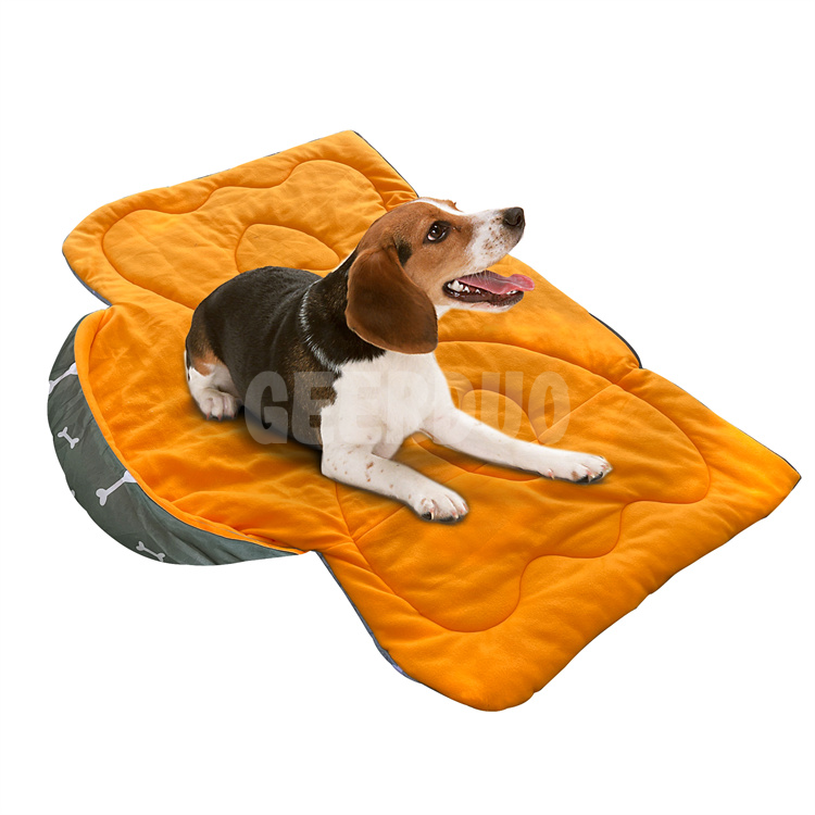 Patrón de hueso de perro Saco de dormir Cama para perros GRDEE-13