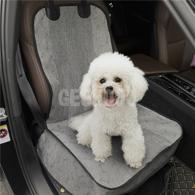  Protector de asiento de coche antideslizante para mascotas, funda de asiento delantero para perros para coches GRDSF-10
